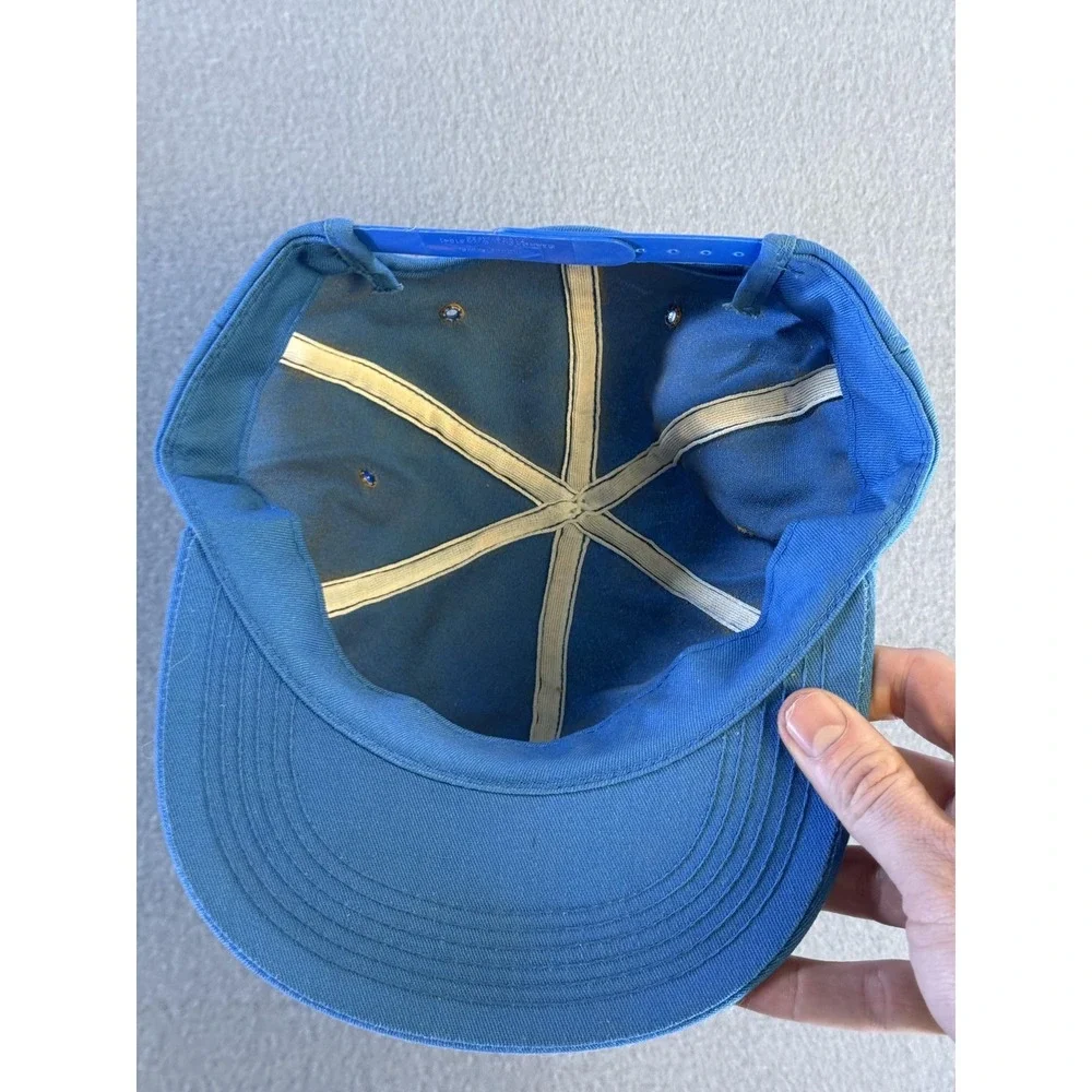 Vintage Dresser K-Products Hat Cap Snap Back Mens One Size Blue‎ Twill Patch